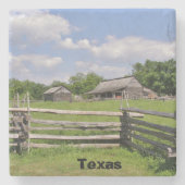 Split-Eisenbahnzaun Steinuntersetzer (Vorderseite)