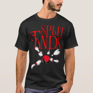 Split Ends lustiger Bowling-Teamname Scoop T T-Shirt