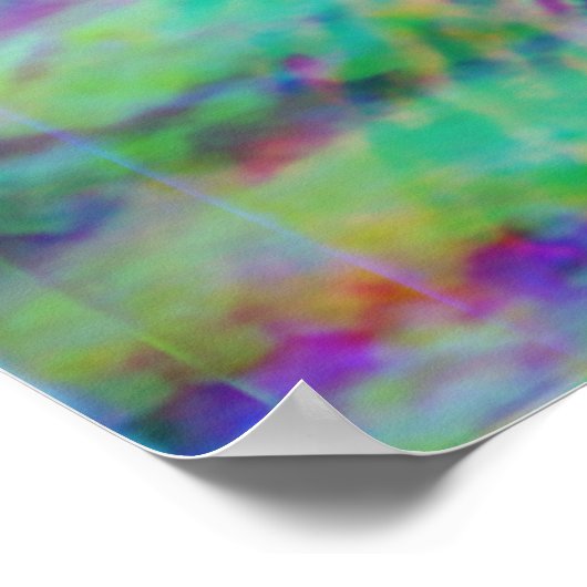 Split Face Nightmare Poster (Ecke)