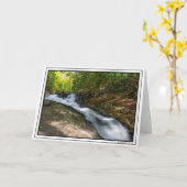 Split fällt auf Sand-Frühling-Run Karte (Gelbe Blume)