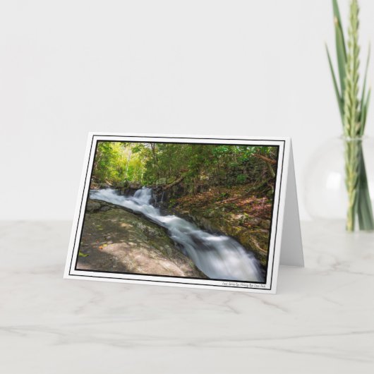 Split fällt auf Sand-Frühling-Run Karte (Vorderseite)