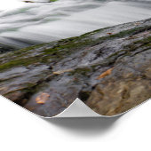 Split fällt auf Sand-Frühling-Run Poster (Ecke)