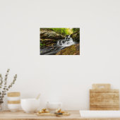 Split fällt auf Sand-Frühling-Run Poster (Küche)