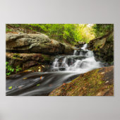 Split fällt auf Sand-Frühling-Run Poster (Vorne)