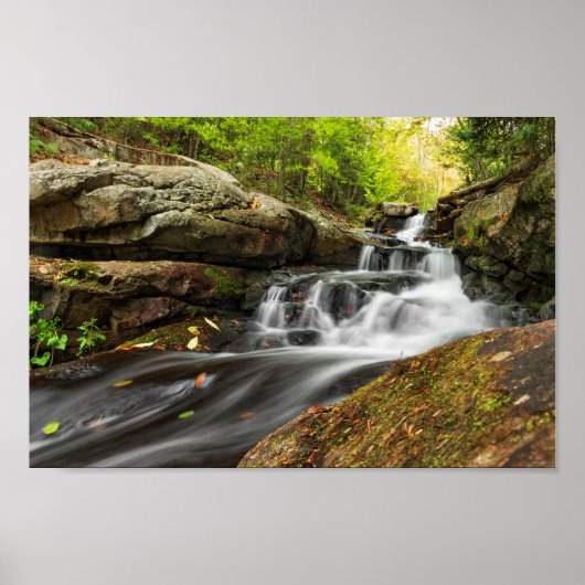 Split fällt auf Sand-Frühling-Run Poster (Vorne)