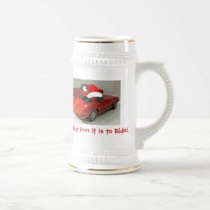 Split-Fenster der Weihnachtskorvette Bierglas