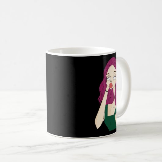 Split Girl Sticker Kaffeetasse (VorderseiteRechts)