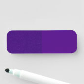 Split Glitzer & Matte Lila Name Tag - Anpassen Namensschild (Beispiel)