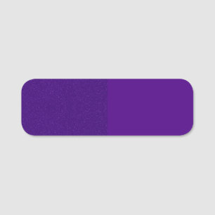 Split Glitzer & Matte Lila Name Tag - Anpassen Namensschild