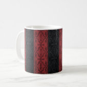 Split Half Moroccan Rug Pattern Kaffeetasse (Vorderseite Links)