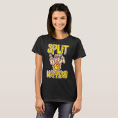 Split Happens Bowling Bowling Buttone Bowling Kuge T-Shirt (Vorne ganz)