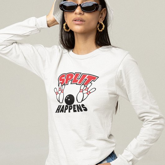 Split Happens Bowling T - Shirt
