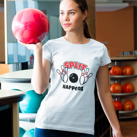 Split Happens Bowling T - Shirt