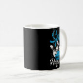 Split Happens Funny Bowling Kaffeetasse (VorderseiteRechts)
