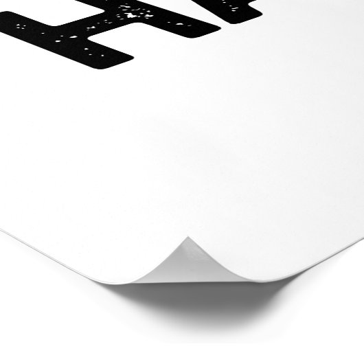 Split Happens Funny Bowling Pun Poster (Ecke)