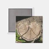 Split Heart Stump Magnete Magnet (Vorderseite/Rückseite)