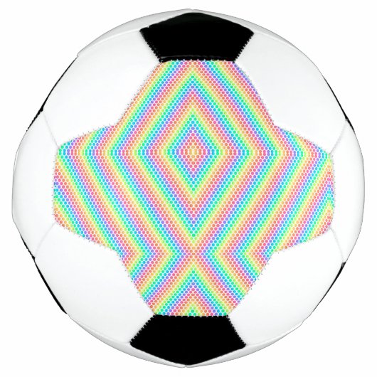 Split image showing a soccer ball design (Vorderseite)
