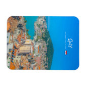 Split, Kroatien - Abgerundete Küstenstadt Magnet (Horizontal)
