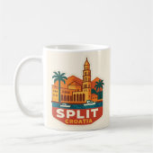 Split Kroatien Bunter Becher Kaffeetasse (Links)
