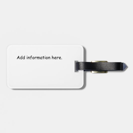 Split Kroatien Dalmatien Vintag Gepäckanhänger (Rückseite horizontal)