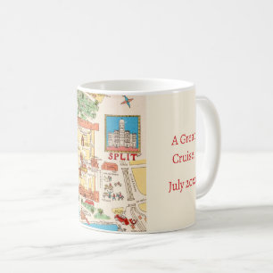 Split Kroatien Farbige Tasse