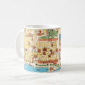 Split Kroatien Farbige Tasse (Vorderseite Links)