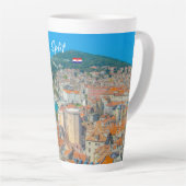 Split, Kroatien - Große Küstenstadt Milchtasse (Rechte Ecke)