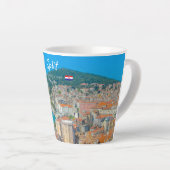 Split, Kroatien - Kleine Küstenstadt Milchtasse (Rechte Ecke)