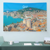 Split, Kroatien - Küstenstadt Banner (Messe)