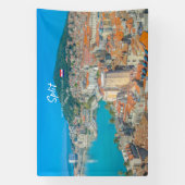 Split, Kroatien - Küstenstadt Banner (Vertikal)