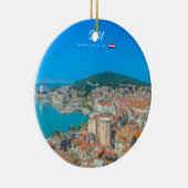 Split, Kroatien - Küstenstadt Keramik Ornament (Rechts)