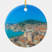 Split, Kroatien - Küstenstadt Keramik Ornament (Hinten)