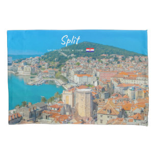 Split, Kroatien - Küstenstadt Kissenbezug