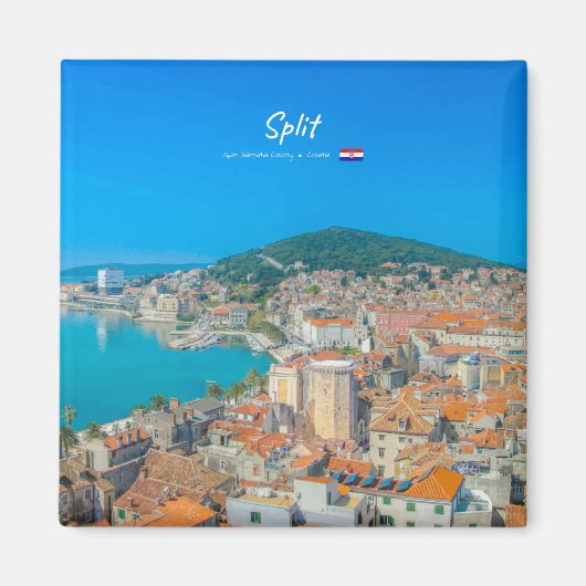 Split, Kroatien - Küstenstadt Magnet (Vorne)