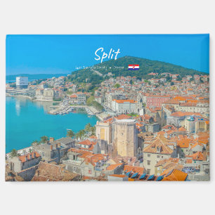 Split, Kroatien - Küstenstadt Magnet