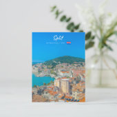 Split, Kroatien - Küstenstadt Postkarte (Stehend Vorderseite)