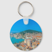 Split, Kroatien - Küstenstadt Schlüsselanhänger (Rückseite)