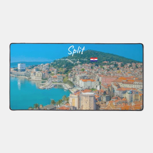 Split, Kroatien - Küstenstadt Schreibtischunterlage (Vorderseite)