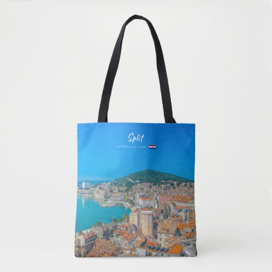 Split, Kroatien - Küstenstadt Tasche (Vorderseite)