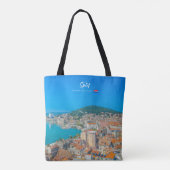 Split, Kroatien - Küstenstadt Tasche (Rückseite)