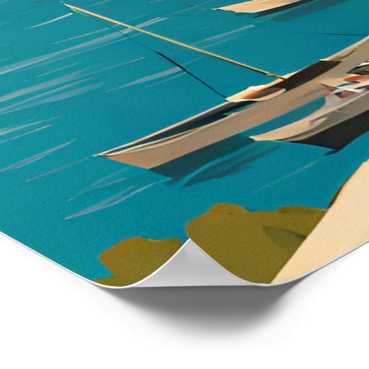 Split Kroatien Poster (Ecke)