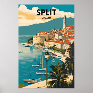 Split Kroatien Poster