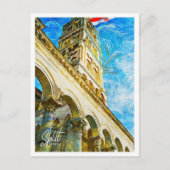 Split Kroatien schöne Ölgemälde Stadt Postkarte (Vorderseite)