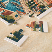 Split Kroatien Vintage Reise Puzzle (Seite)