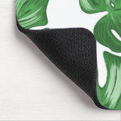 Split Leaf Philodendron Tropical Custom Mousepad (Ecke)