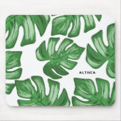Split Leaf Philodendron Tropical Custom Mousepad (Vorne)