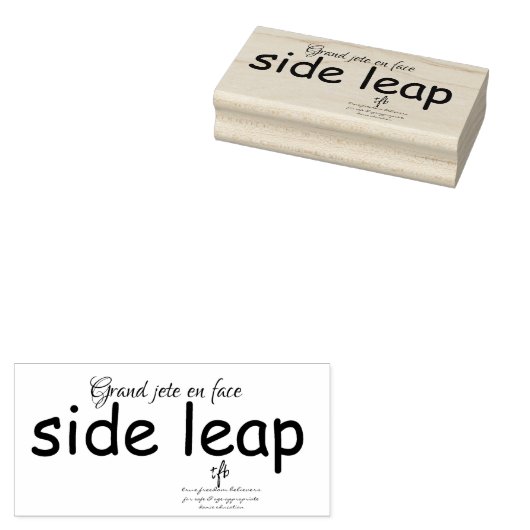 Split Leap Gummistempel (Stempel)