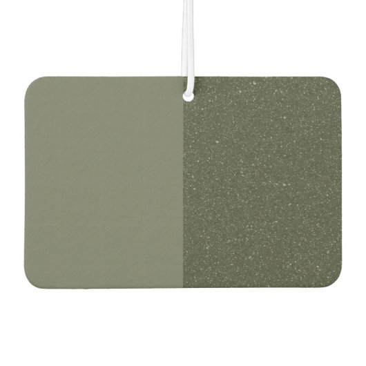 Split Matte & Glitzer Moss Air Freshener (Custom) Autolufterfrischer (Vorderseite)