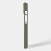 Split Moss Green iPhone 14 Case - individuell anpa (Rückseite / Links)