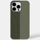 Split Moss Green iPhone 14 Pro Max Case (Custom) (Rückseite)